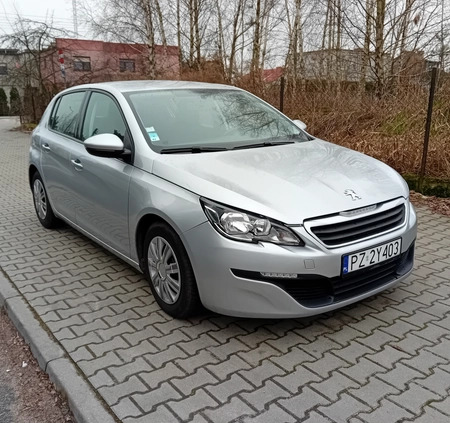 Peugeot 308 cena 26999 przebieg: 165000, rok produkcji 2013 z Luboń małe 352